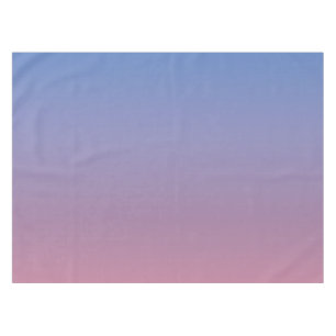 Pale pink and blue gradient ombre tablecloth