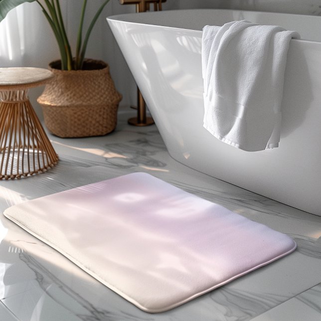 Pale pink and blue ombre bath mat (Creator Uploaded)