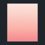 Pale pink and peach gradient flyer<br><div class="desc">Pale pink and peach gradient colours.</div>