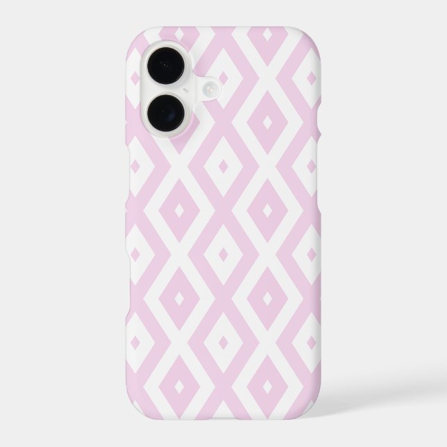 Pale pink and white diamond pattern (Back)