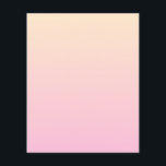 Pale pink and yellow gradient background flyer<br><div class="desc">Pale pink and yellow gradient.</div>