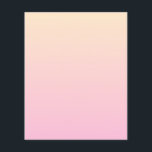 Pale pink and yellow gradient background flyer<br><div class="desc">Pale pink and yellow gradient.</div>