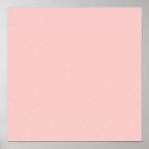 Pale Pink Classic Coloured Poster