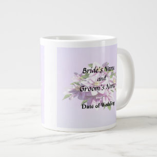 Pale Pink Clematis Wedding Products Large Coffee Mug