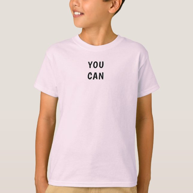 pale pink colour t-shirt for kids casual wear (Front)