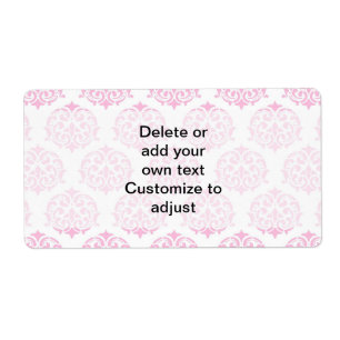 Pale pink damask