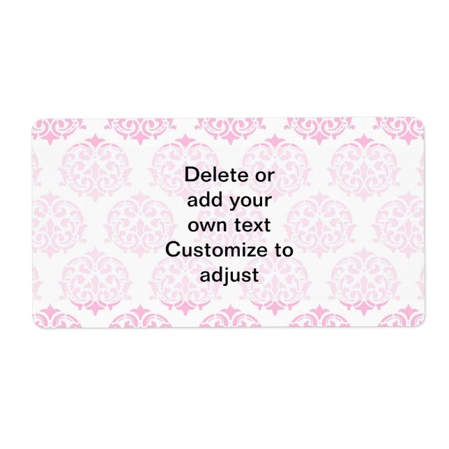 Pale pink damask (Front)