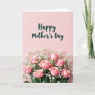 Pale Pink Floral Card