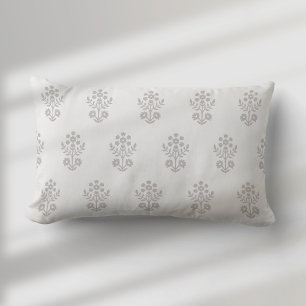 pale pink, floral Throw Pillow
