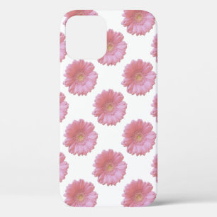 Pale pink gerbera daisy iPhone 12 case