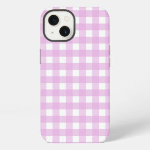 Pale pink gingham Case-Mate iPhone case