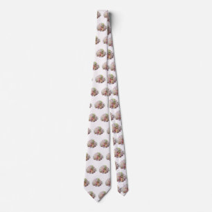 Pale Pink Hydrangea With Baby Breath Tie