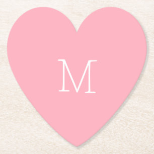Pale Pink Paper Coaster