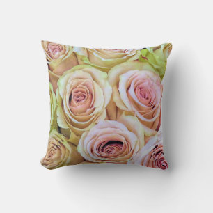 Pale pink roses - pillow