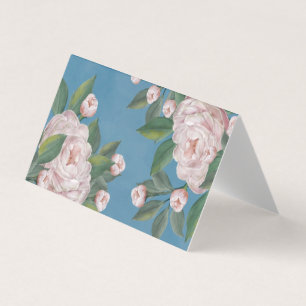 Pale Pink Roses with Navy Blue Background