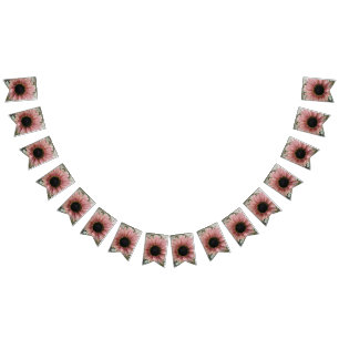 Pale Pink Sunflower Bunting