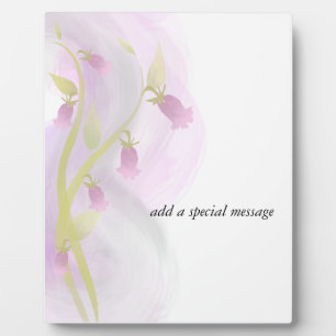 Pale Pink Watercolor Wash Plaque