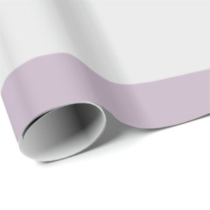 Pale Purple and Grey Stripes Wrapping Paper
