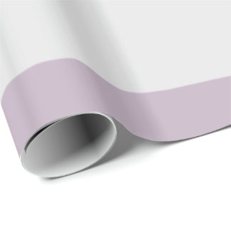 Pale Purple and Grey Stripes Wrapping Paper