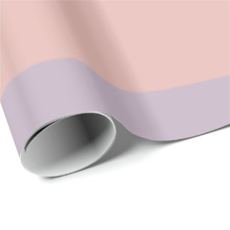 Pale Purple and Pink Stripes Wrapping Paper