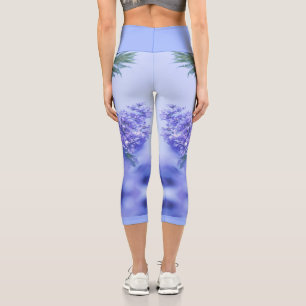 Pale Purple Jacaranda Flowers Stylised Leggings
