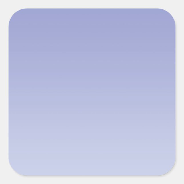 Pale Purple Ombre Square Sticker (Front)