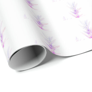 Pale Purple Pink Rosemary Plant Wrapping Paper