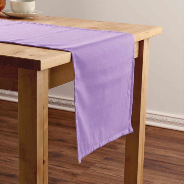 Pale Purple (solid colour)  Short Table Runner (In Situ)