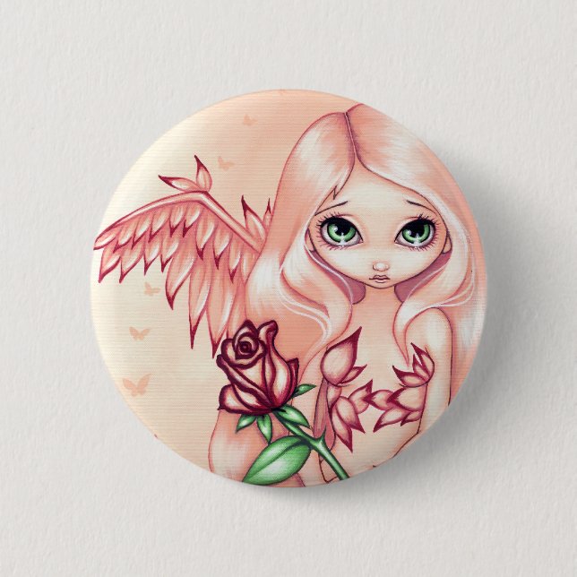 "Pale Rose" Button (Front)