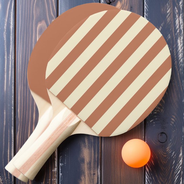 Pale Rose Polo Striping and Solid  Ping Pong Paddle (Creator Uploaded)