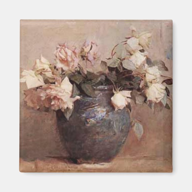 Pale Roses - Magnet (Front)