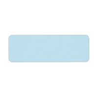 Pale sky blue background blank custom label
