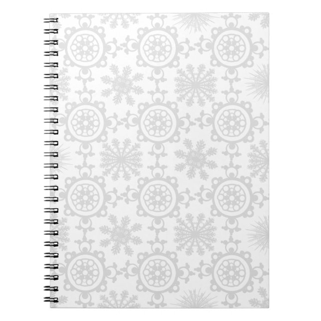 Pale Snowfill Notebook (Front)