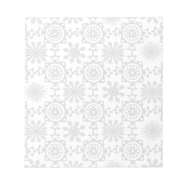 Pale Snowfill Notepad (Front)