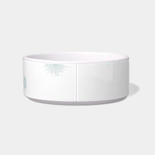 Pale Snowflakes Bowl