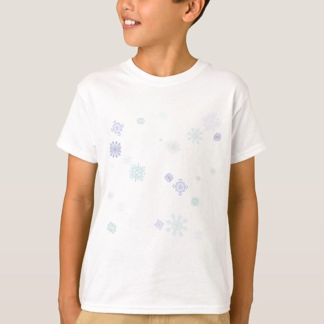 Pale Snowflakes T-Shirt (Front)