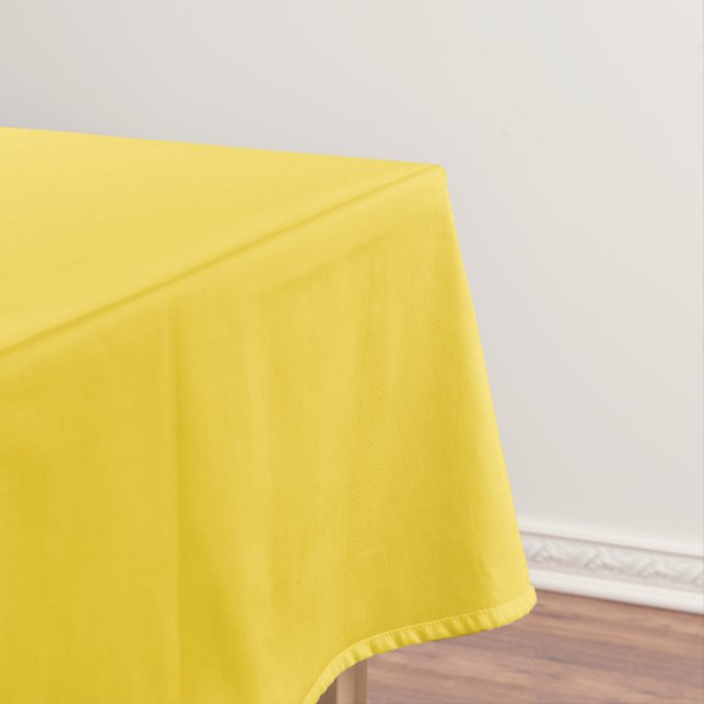 Pale Sunflower Solid Colour | Classic | Elegant  Tablecloth (In Situ)