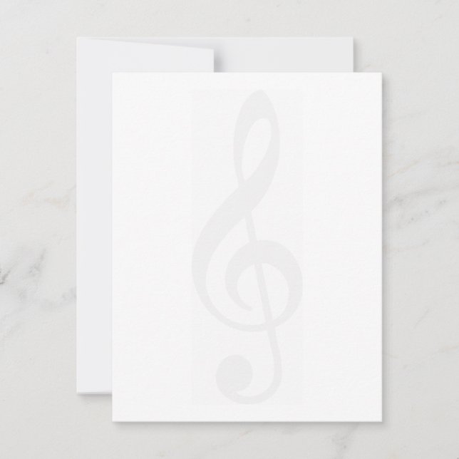 Pale Treble Clef (Front)