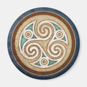 Pale Triskele Magnet
