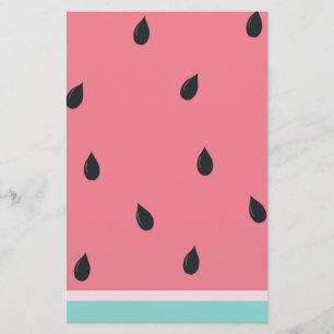Pale Watermelon Stationery