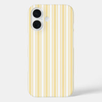 Pale yellow and white candy stripes