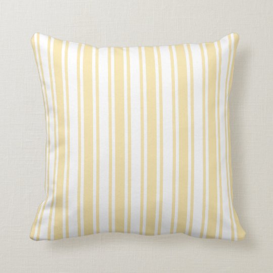 yellow stripe pillow