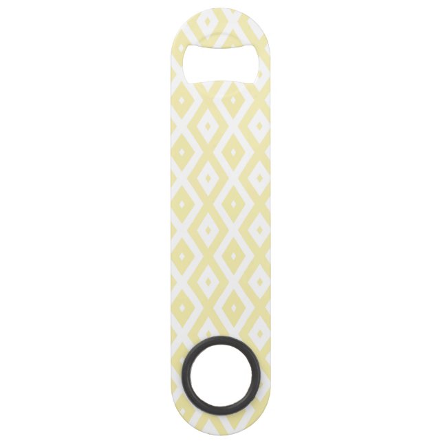 Pale yellow and white diamond pattern (Front)