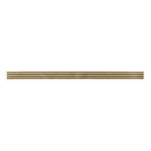 Pale Yellow, Black and Brown Stripes Satin Ribbon