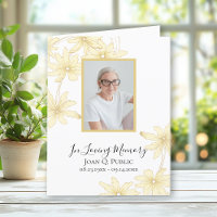 Pale Yellow Daisy Flowers Funeral Sympathy
