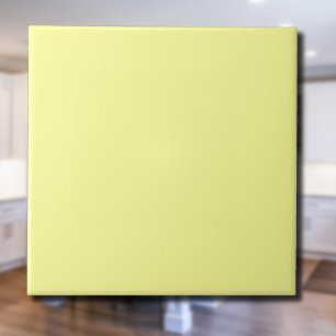 Pale Yellow Solid Colour Classic Elegant Ceramic Tile