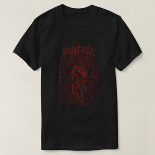 Paleface Swiss Occult Grim Reaper Red Frame Metal T-Shirt