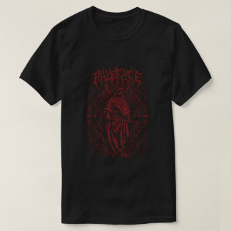 Paleface Swiss Occult Grim Reaper Red Frame Metal T-Shirt