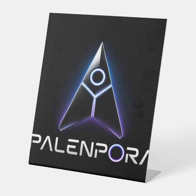 Palenpora Pedestal Sign (Front)