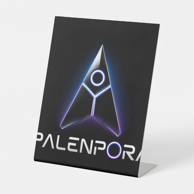 Palenpora Pedestal Sign (Front)